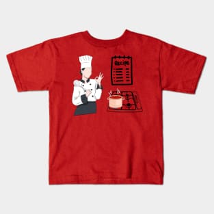 Women Chef Kids T-Shirt